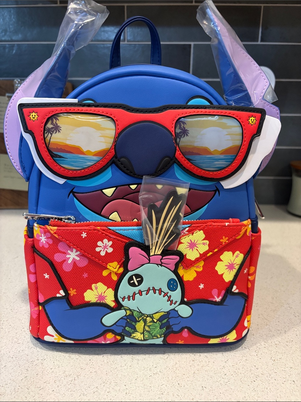 Disney SDCC Exclusive Stitch Loungefly Backpack NWT